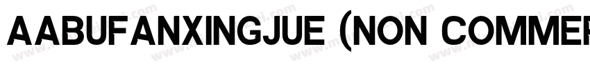 AaBufanxingjue (Non Commercial字体转换